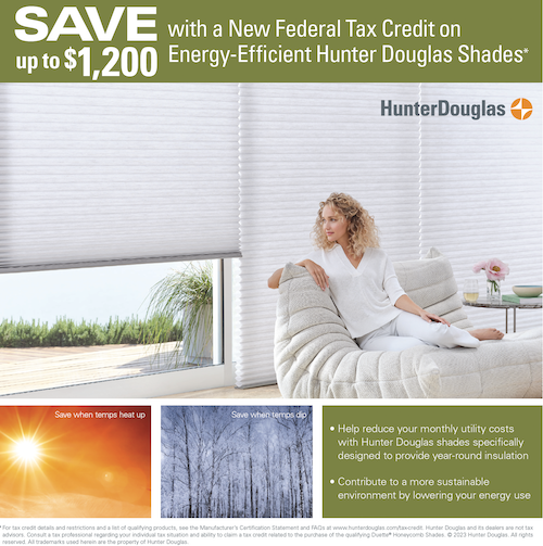 2023 Hunter Douglas Federal Tax Savings Event 